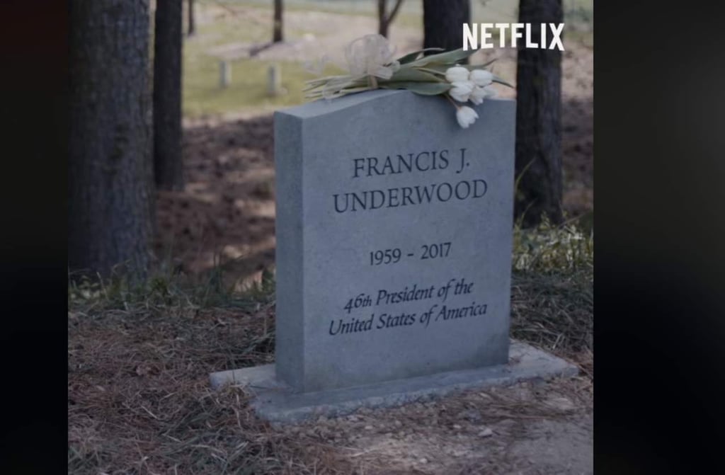 Anuncian muerte de 'Frank Underwood'