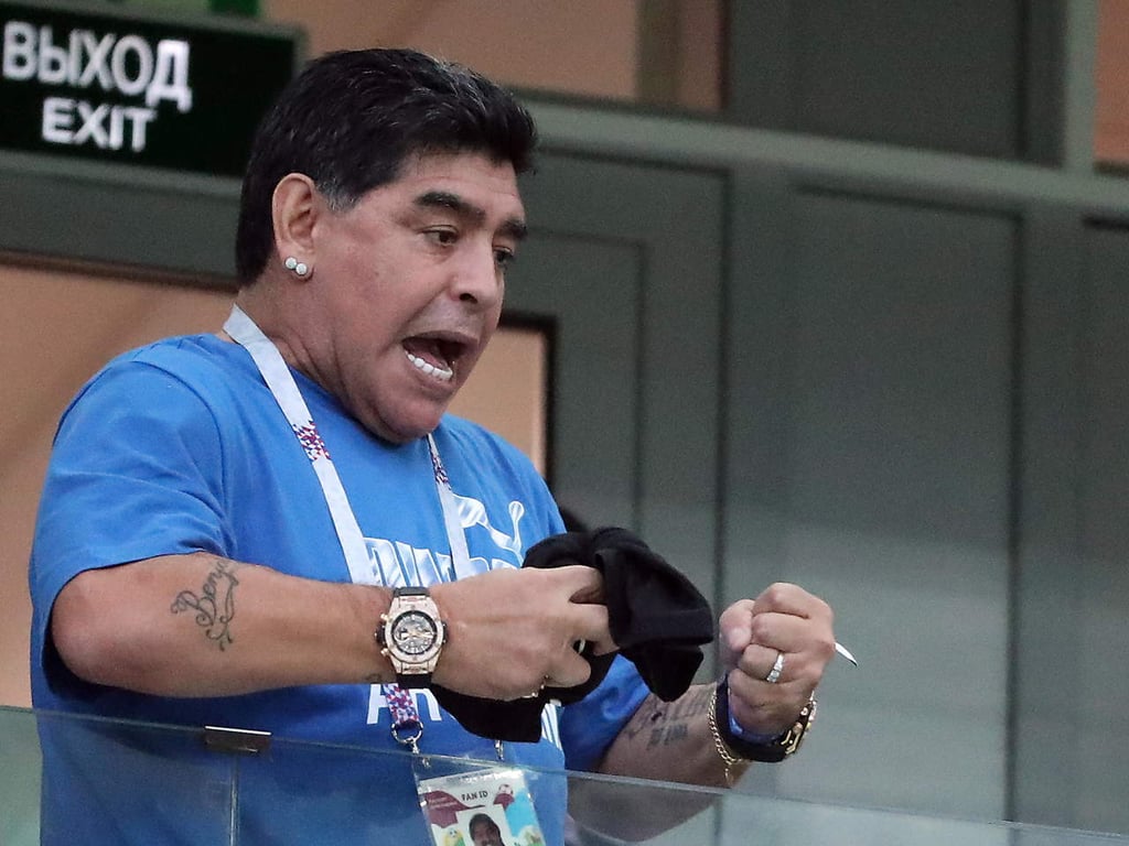 Diego Armando Maradona, nuevo DT de Dorados de Sinaloa