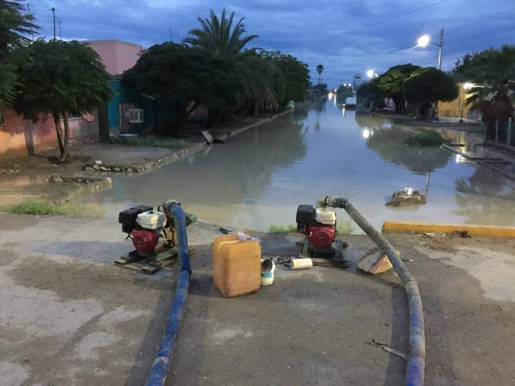Afectan lluvias a habitantes de Tlahualilo