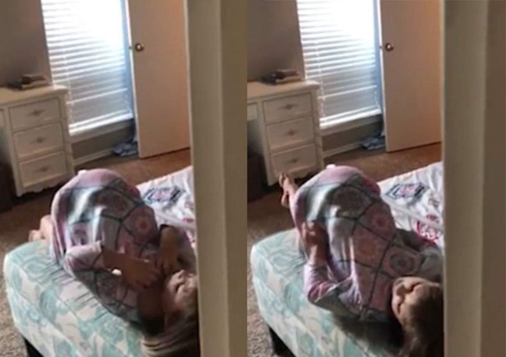 Mamá embarazada descubre a su hija de 4 años haciendo esto