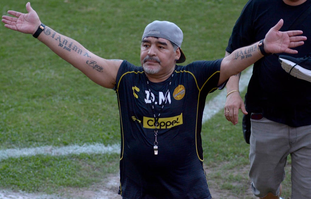Maradona, ausente durante práctica con Dorados