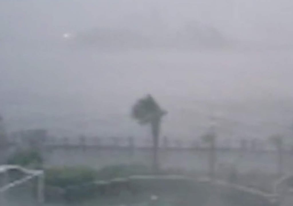 VIDEO: La fuerza del huracán Florence y sus daños
