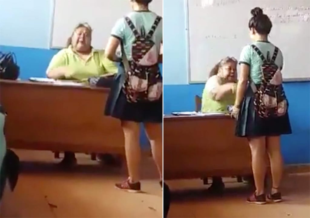Maestra agrede a alumna por no haber entregado la tarea