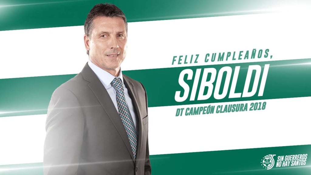 Santos felicita a Siboldi en su cumpleaños