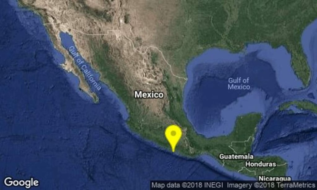 Reportan sismo de magnitud 5.2 en Guerrero
