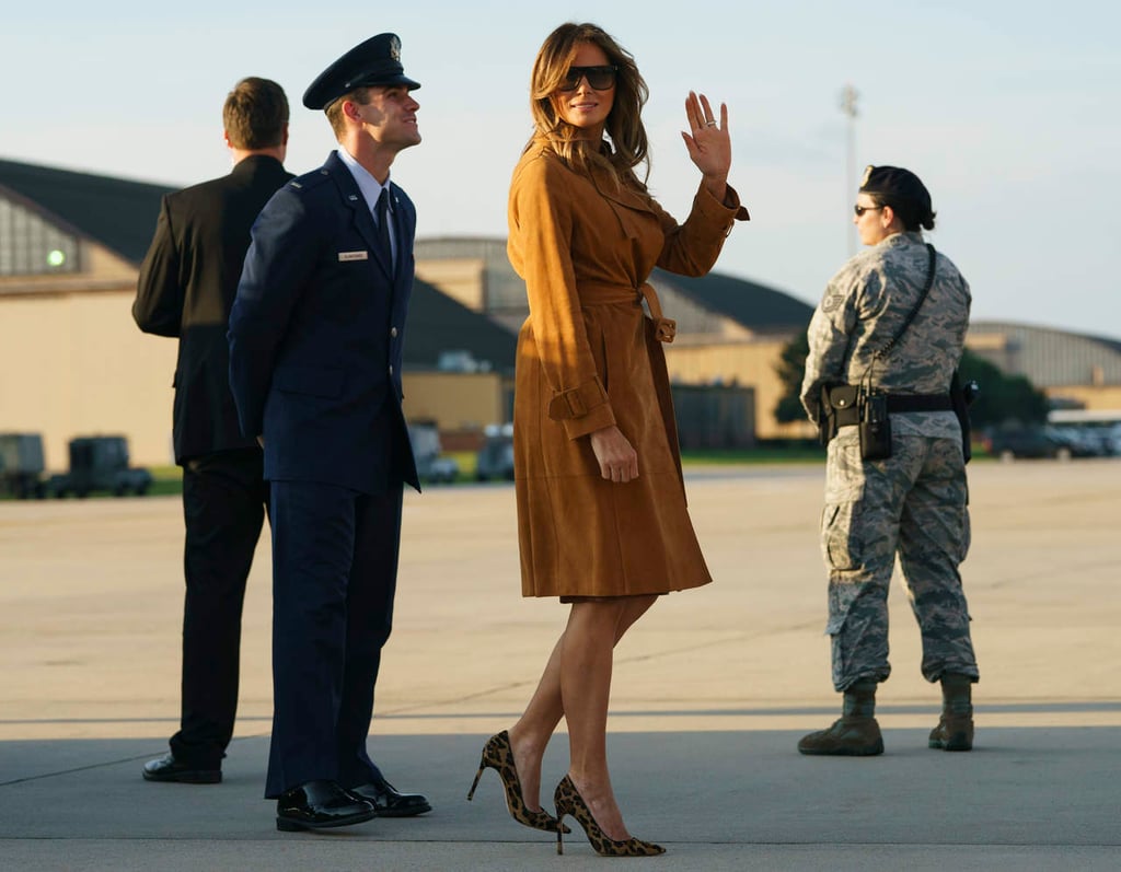 Melania despega rumbo a África para su primera gira sin Trump