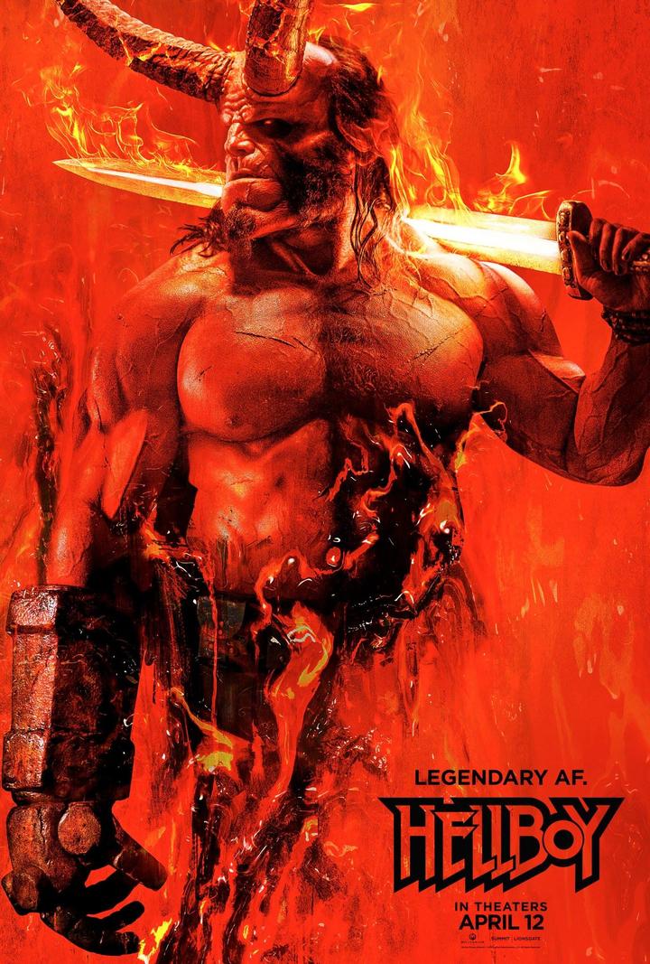 Revelan póster de 'Hellboy'