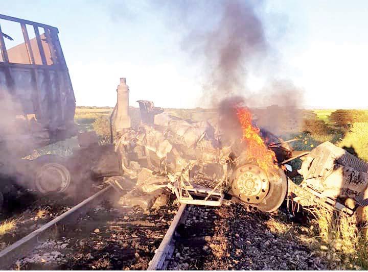 Lo arrastró el tren