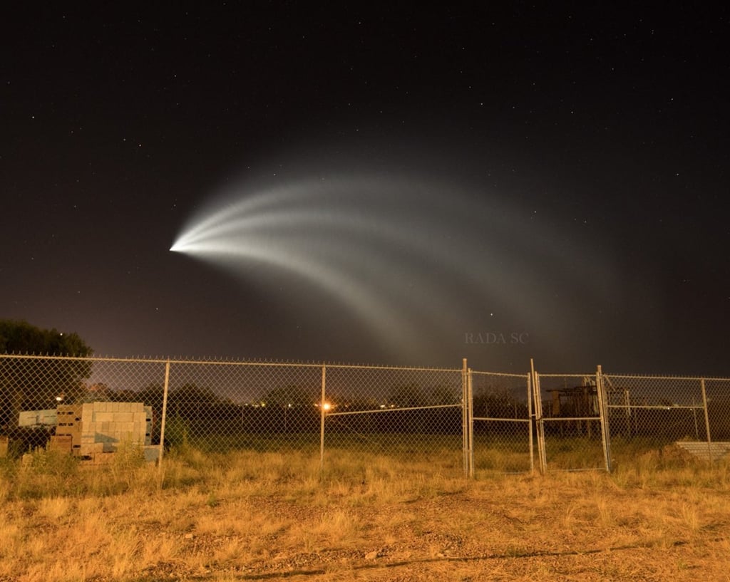 Lanzamiento de Space X sorprende en la frontera