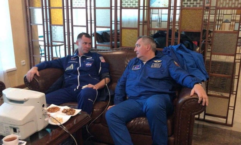 A salvo, tripulación de la Soyuz que abortó viaje a la EEI