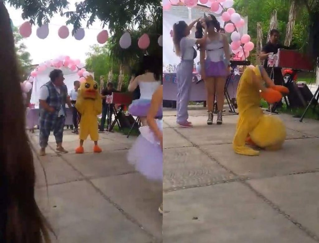 VIRAL: Niño disfrazado de pato en una fiesta conquista con su baile