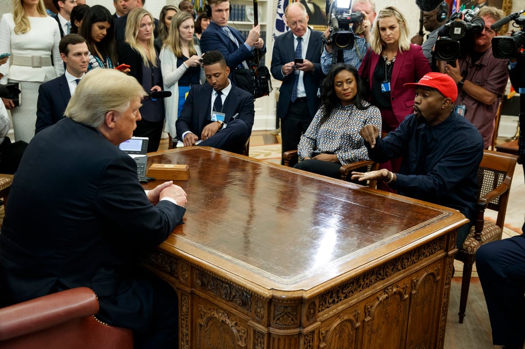 Kanye se desata en reunión con Trump