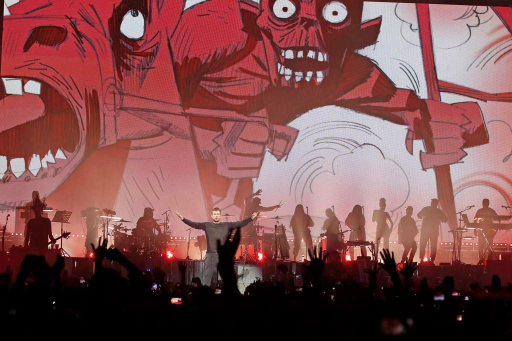 Mexicanos viven eufórica velada con Gorillaz