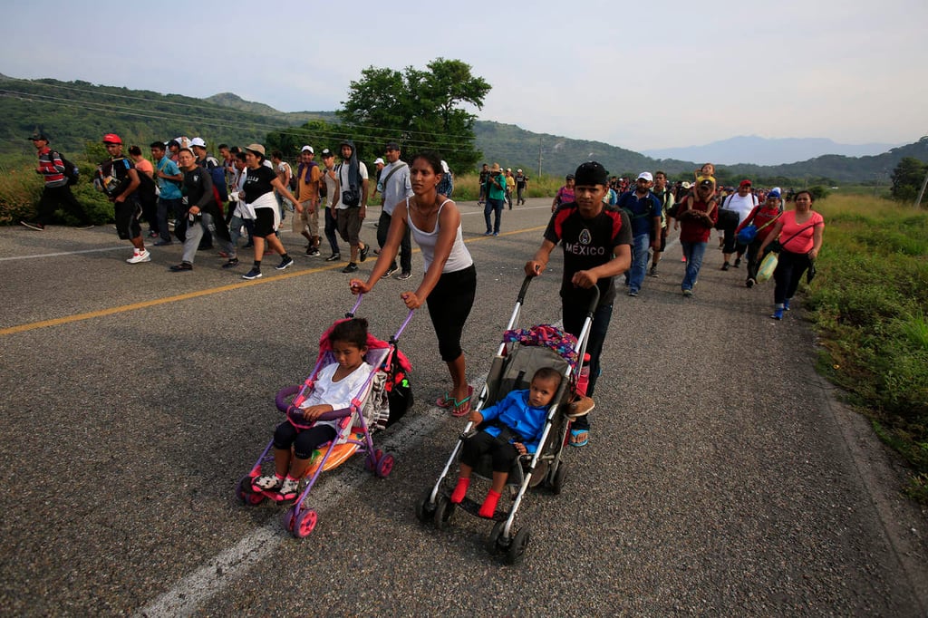 Reportan detención de integrantes de la caravana migrante en Chiapas