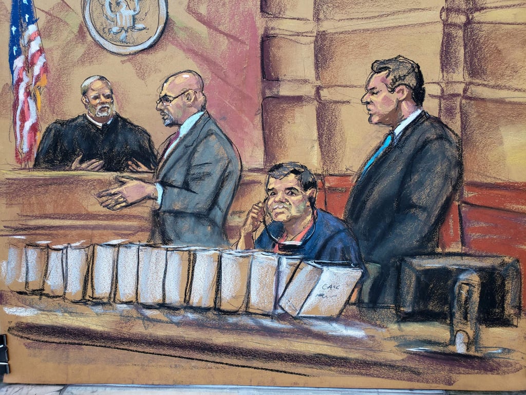 Suman 14 jurados potenciales eliminados del juicio de 'El Chapo'