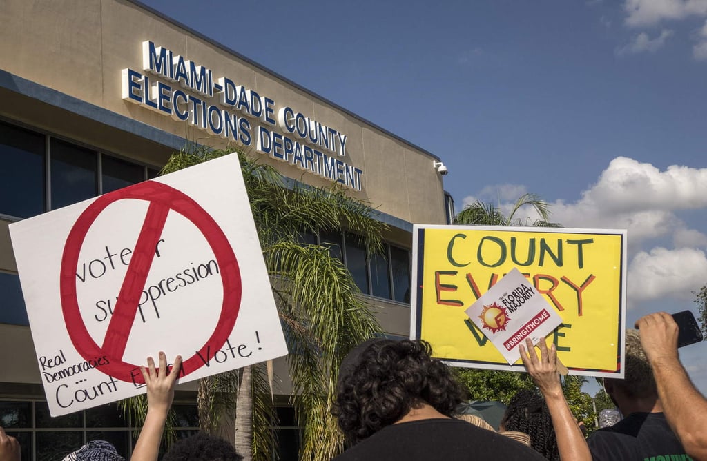 Ordenan recuento de votos en elección de gobernador de Florida