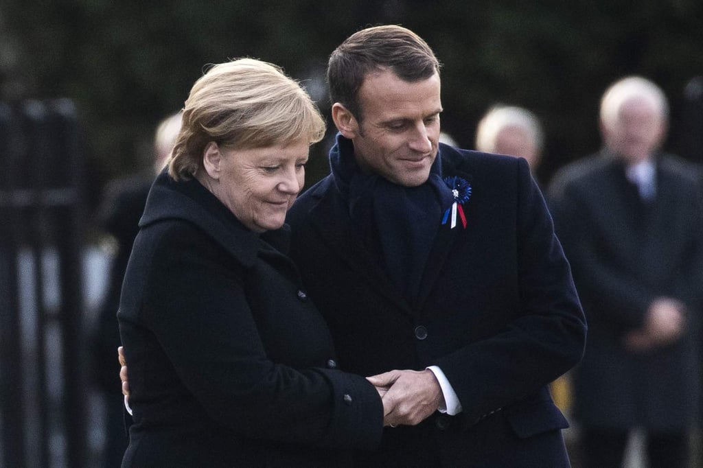 Merkel y Macron sellan reconciliación tras guerras mundiales