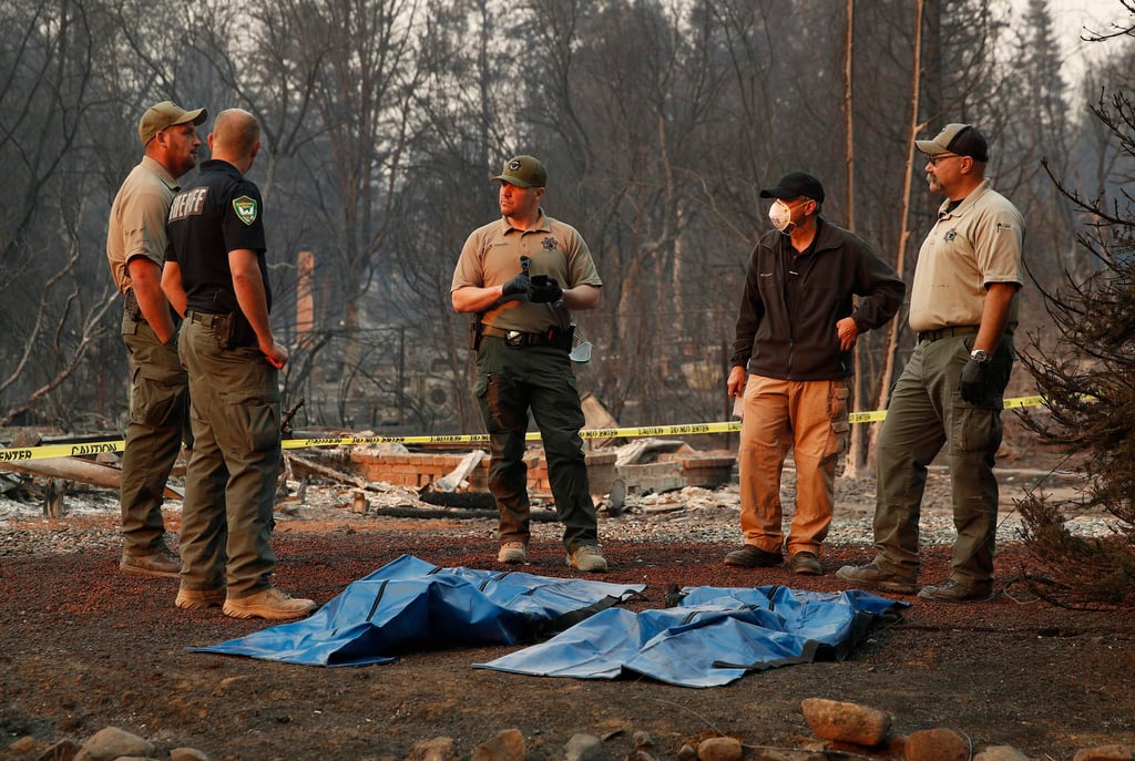 Aumentan a 25 muertos por fuego en California