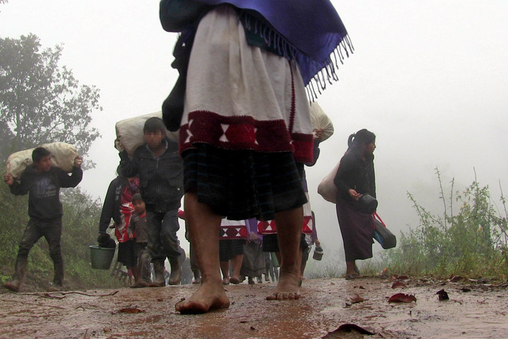 Violencia desplaza a indígenas en Chiapas