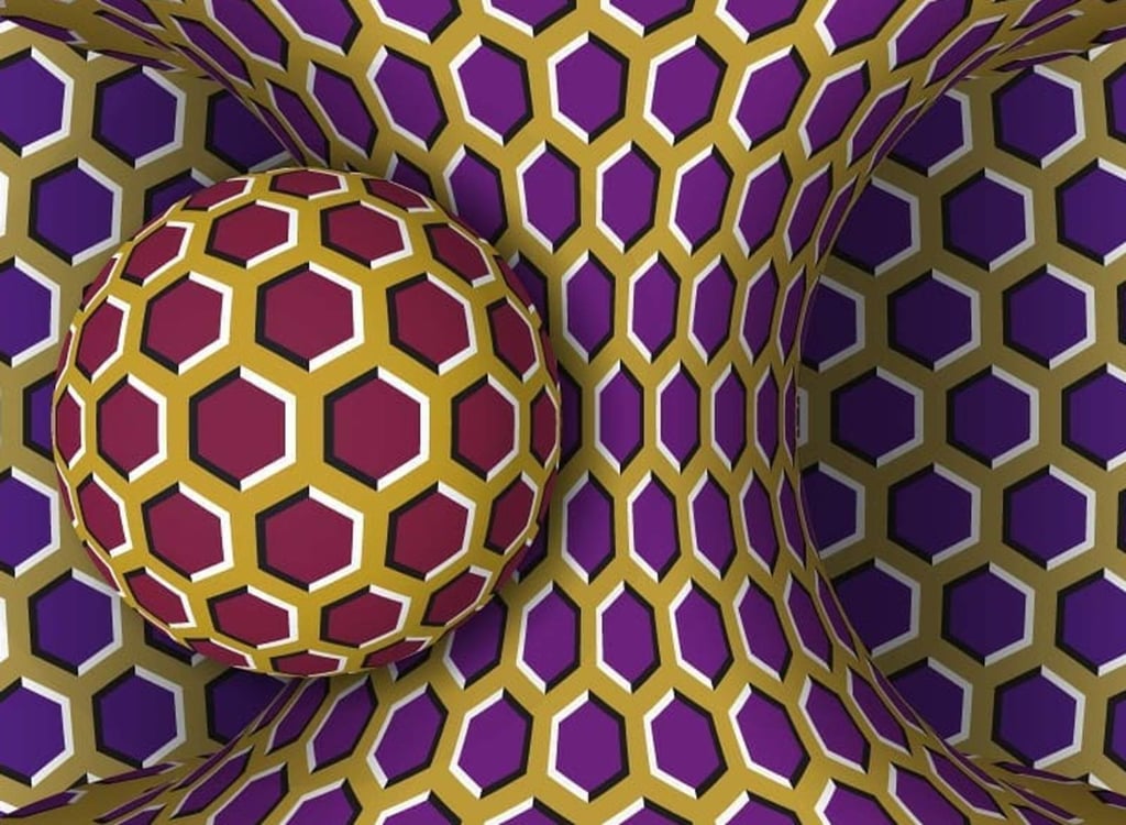 Una ilusión óptica que parece que se mueve