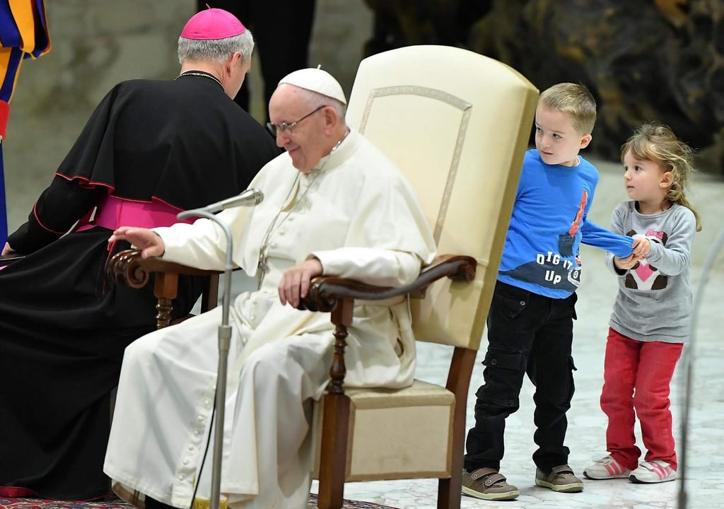Niño argentino, protagonista en audiencia general del Papa Francisco
