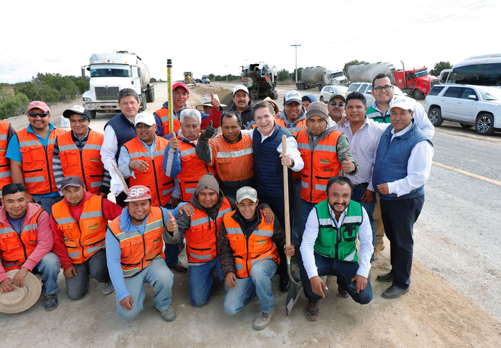 Entregan Aispuro y SCT 40 km de ampliación de tramo carretero Durango-Parral