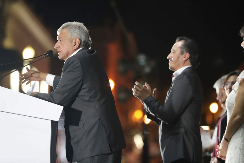 AMLO llega a Veracruz