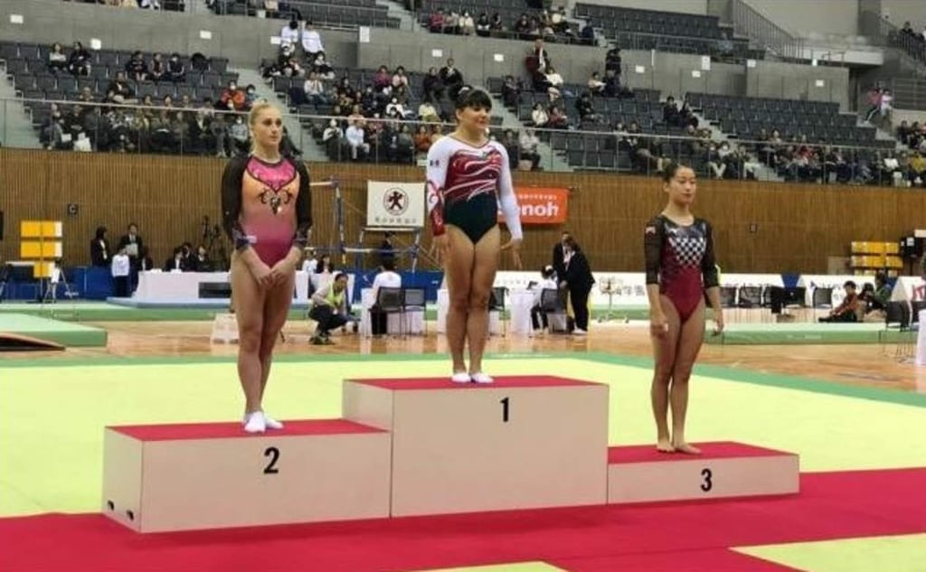 La gimnasta mexicana Alexa Moreno gana oro en Japón