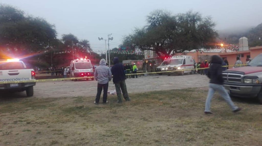 Explosión de pirotecnia deja tres muertos en Querétaro
