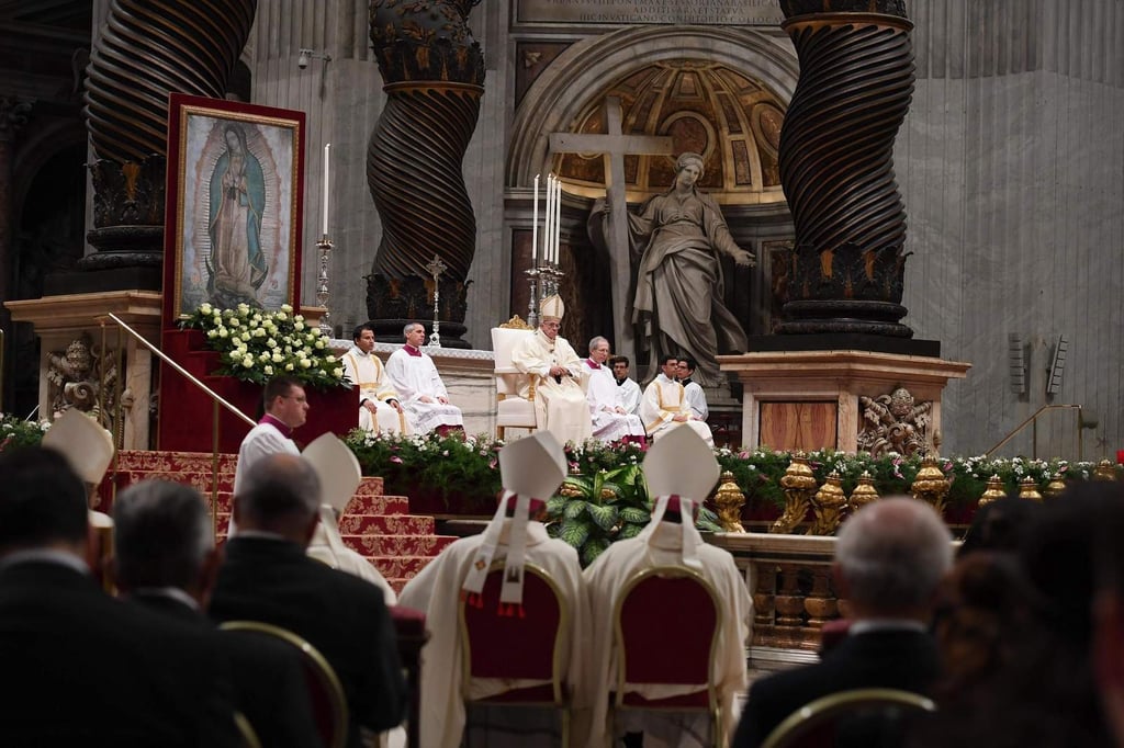 Destaca papa Francisco ejemplo de la Virgen de Guadalupe
