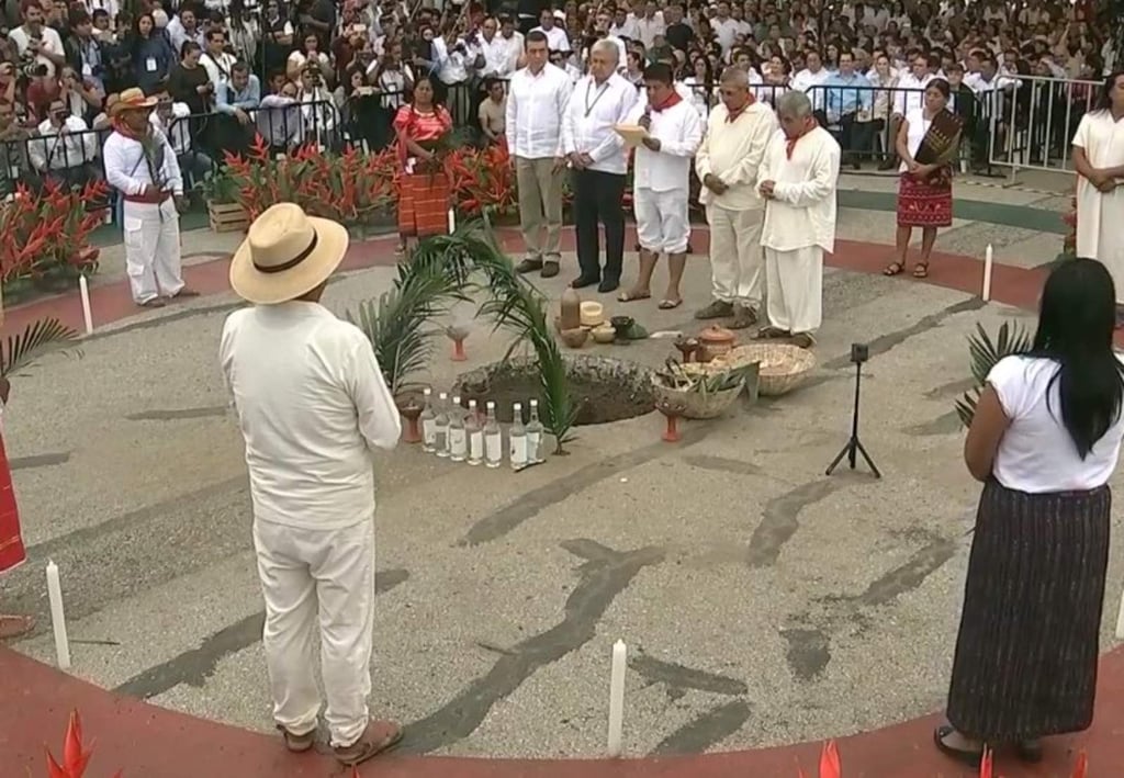 Con ritual, arranca proyecto de Tren Maya