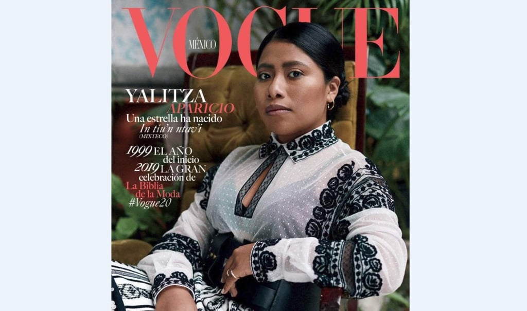 Yalitza Aparicio, de Roma, portada en Vogue México