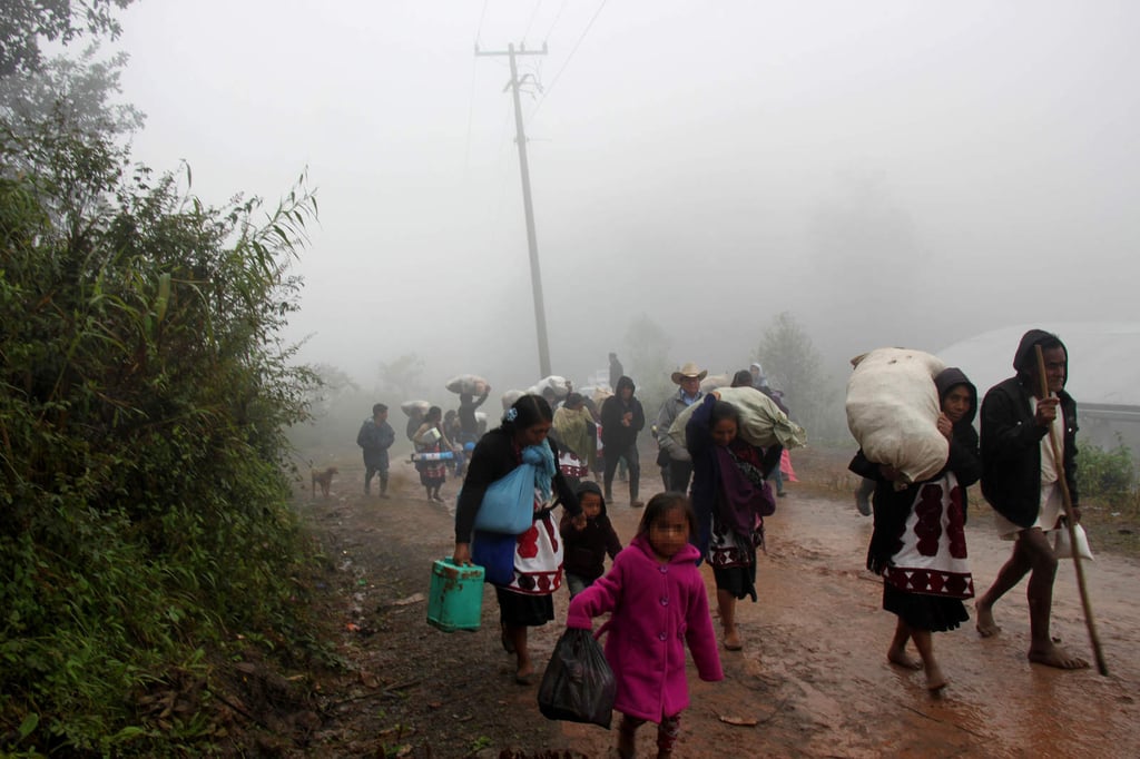 Atacan a desplazados en Chiapas