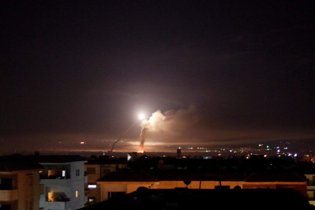 Defensas de Siria repelen posible ataque israelí cerca de Damasco