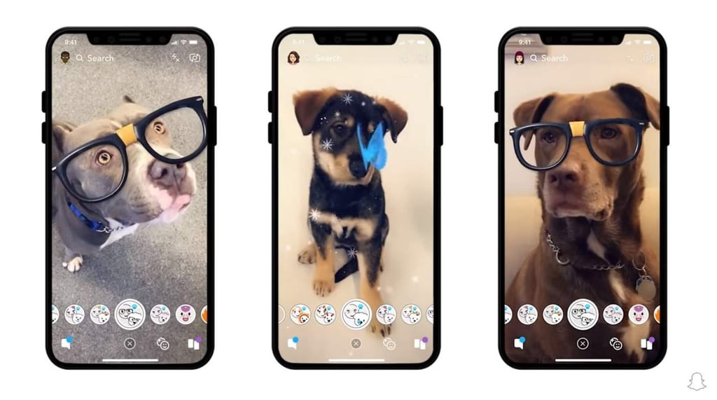 Snapchat lanza filtros especiales para perros