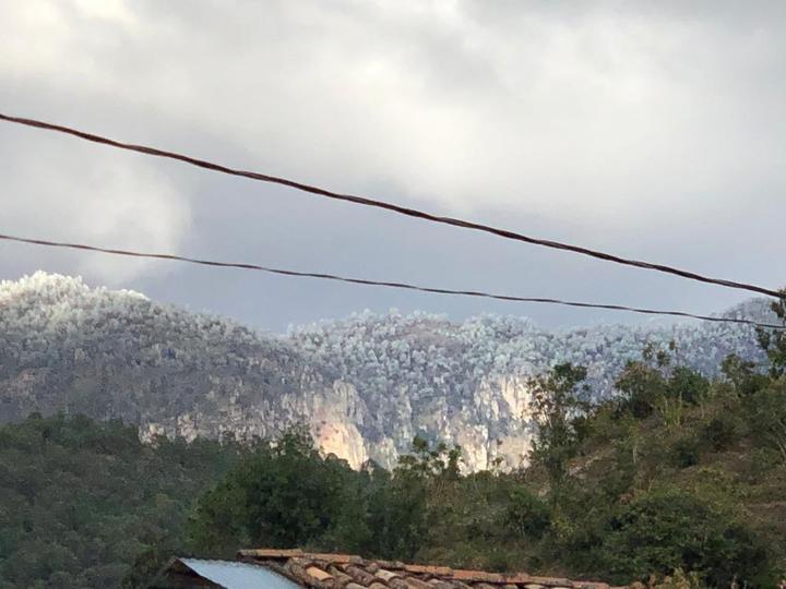 Confirman nevadas en municipios de Durango