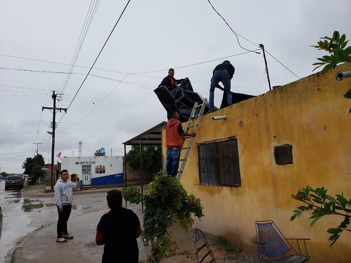 Viven en casas de lámina