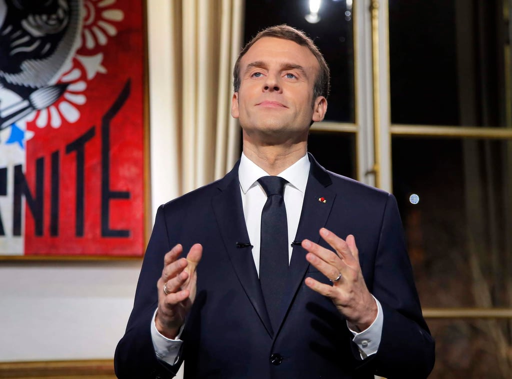 Macron defiende la libertad de prensa a cuatro años de  Charlie Hebdo