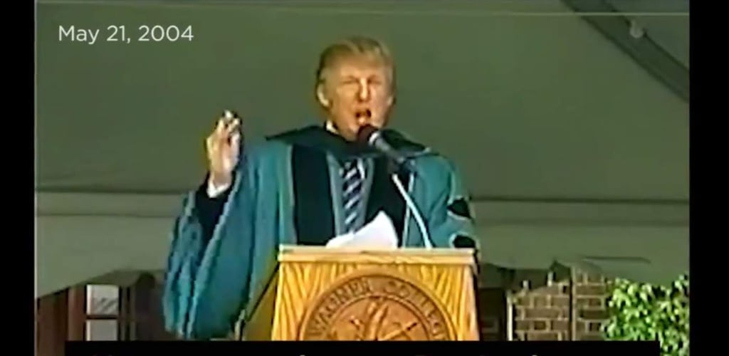 Discurso de Trump en el 2004 animaba a atravesar muros