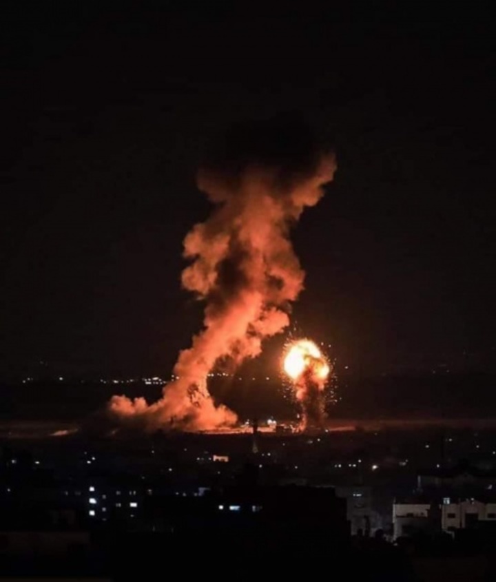 Israel bombardea objetivos de Hamas