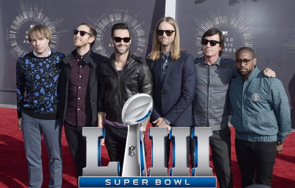 NFL confirma a Maroon 5 para el Super Bowl