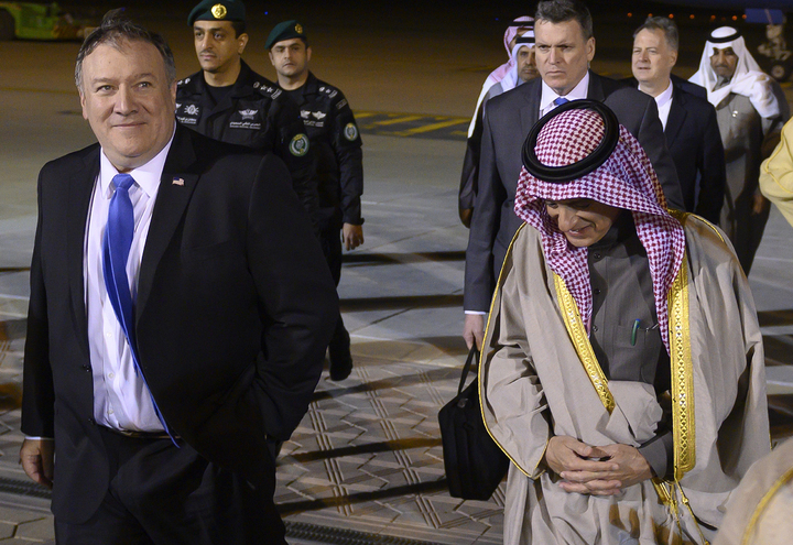 Pompeo arriba a Arabia Saudí dentro de su gira