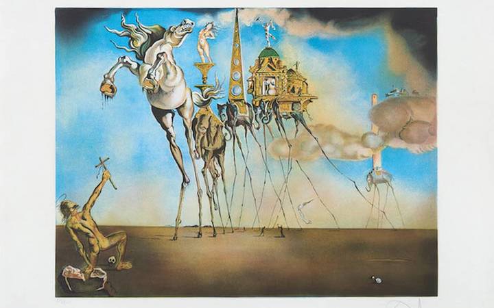 Subasta en México de obra de Dalí