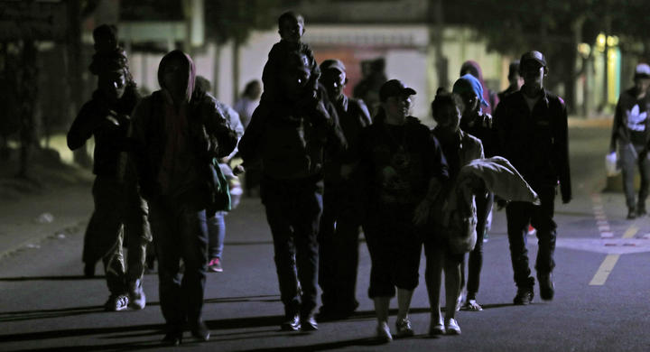 Caravana migrante llega a Oaxaca