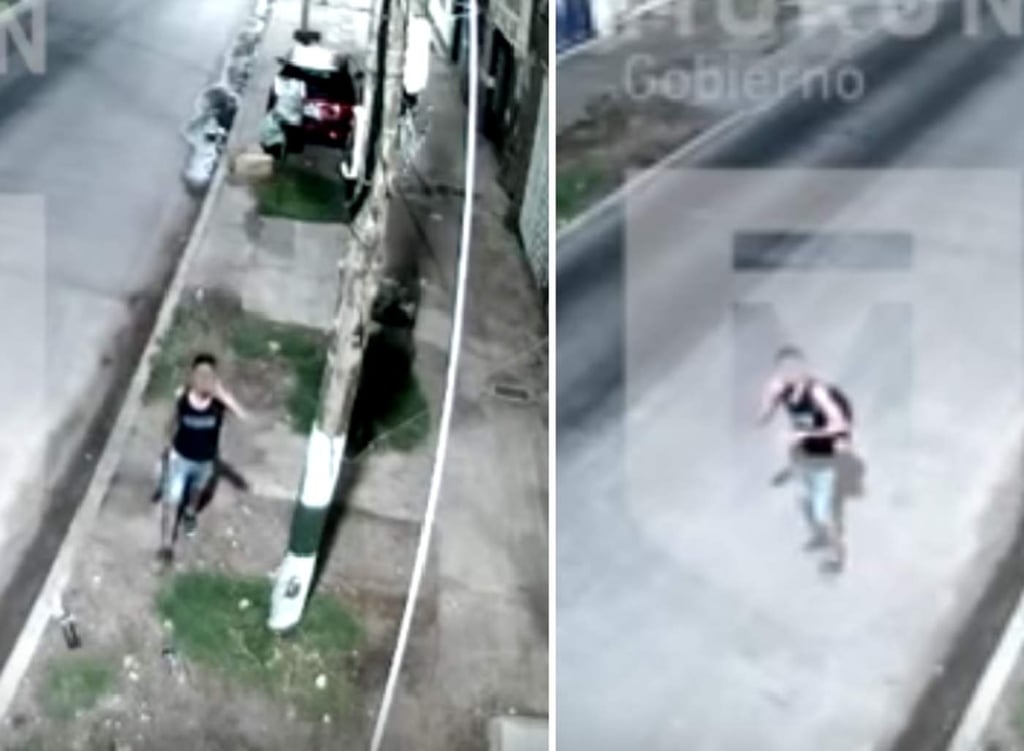 Ladrón intenta llevarse cámara de seguridad que lo filmaba