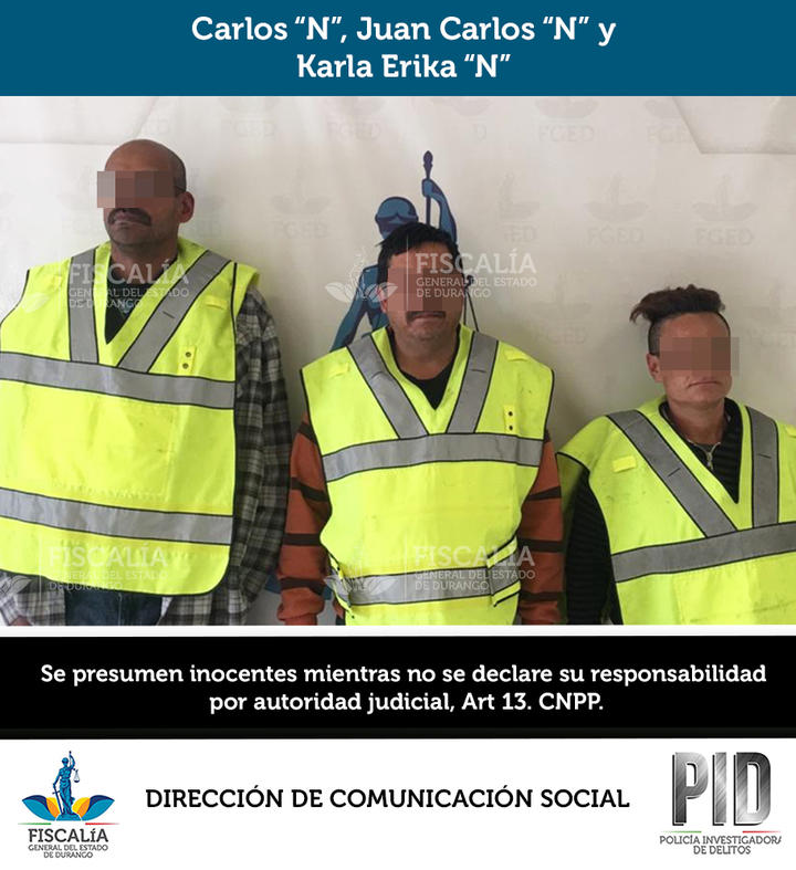 Detienen a tres narcomenudistas con dosis de cristal