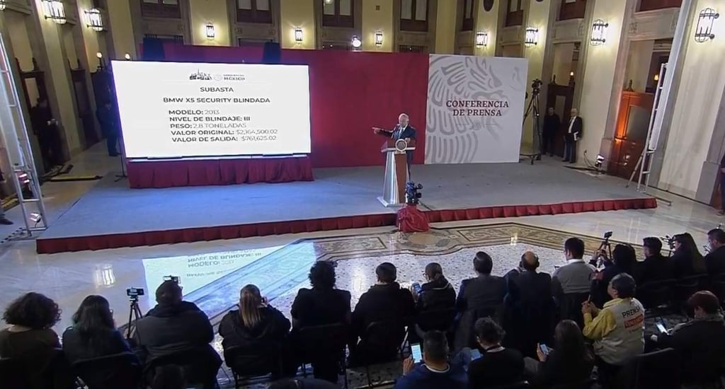 Subastarán vehículos oficiales para financiar Guardia Nacional