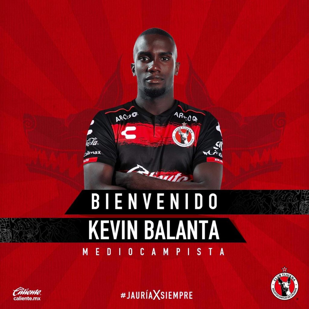 Xolos ficha al colombiano Kevin Balanta