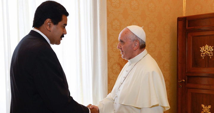 Maduro pide ayuda al Papa Francisco