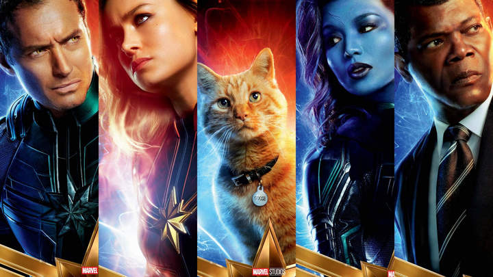 Revelan posters de Captain Marvel